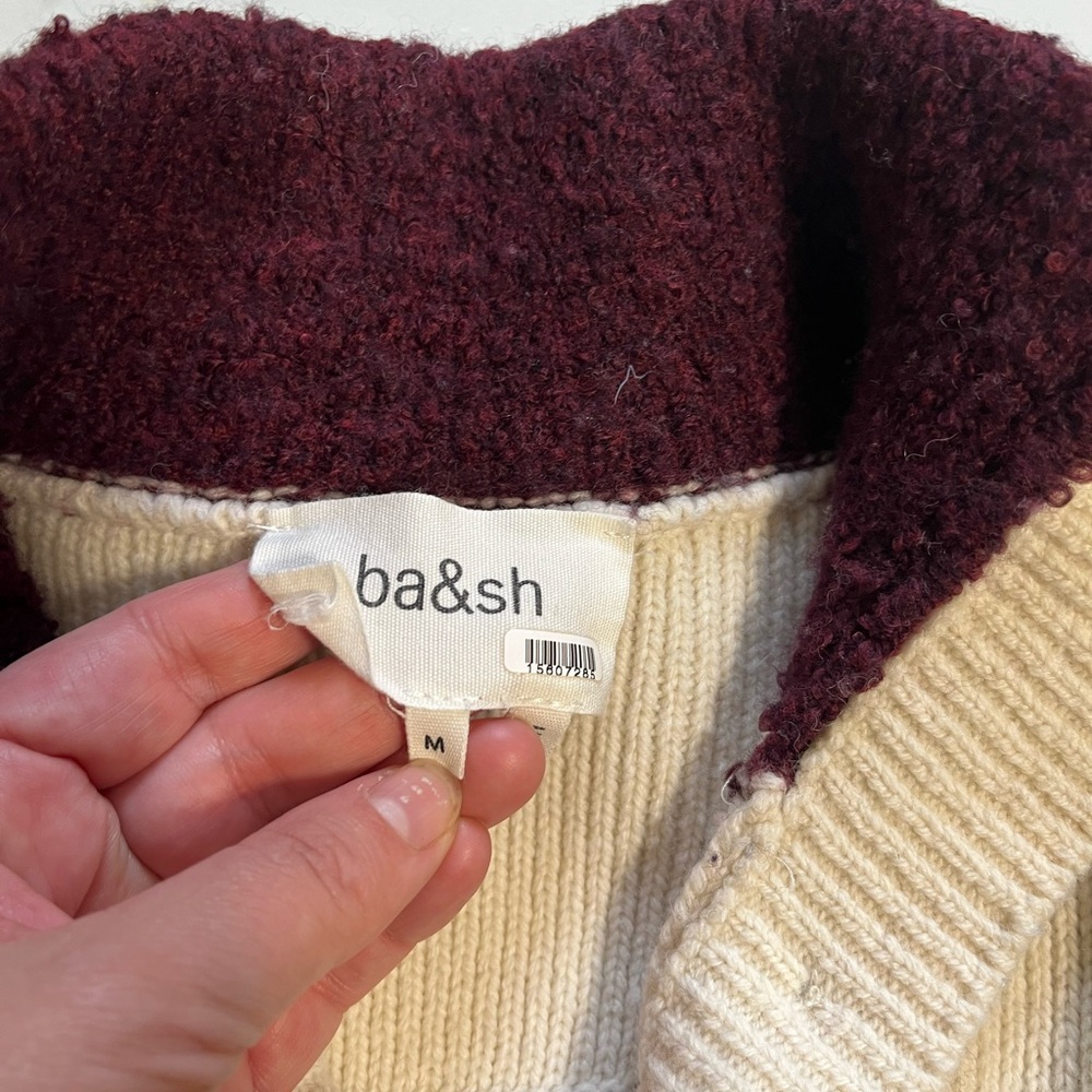 Ba&sh Benji Pullover – Multicolor Mock Neck - Picture 7 of 10